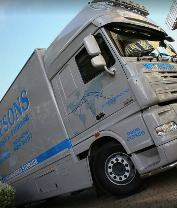 European removals road train European removals road train